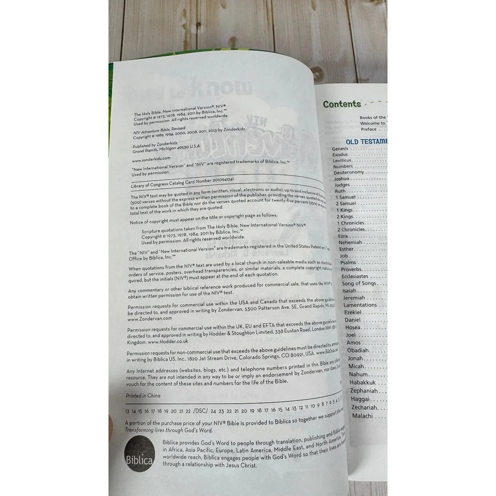 NIV Adventure Bible Lawrence O. Richards 2013 Full Color Kids Zonderkidz
